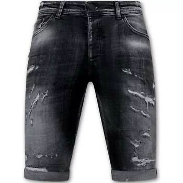 Local Fanatic  7/8 & 3/4 Hosen Destroyed Shorts With Paint günstig online kaufen