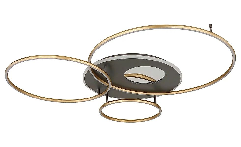 Globo Lighting Deckenleuchte   ¦ gold ¦ Maße (cm): B: 126,4 H: 13 Lampen & günstig online kaufen