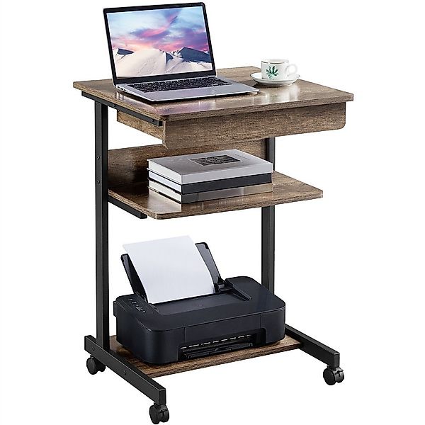 Yaheetech Schreibtisch Computertisch, mit Tastaturablage, Laptoptisch günstig online kaufen