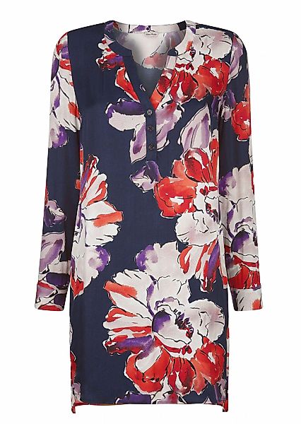 Alba Moda Langarmbluse "Longbluse Longbluse mit floralem Print" günstig online kaufen