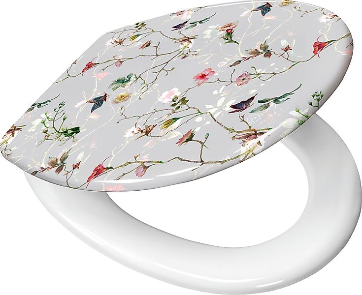 Kleine Wolke WC-Sitz Flores, mit Absenkautomatik günstig online kaufen