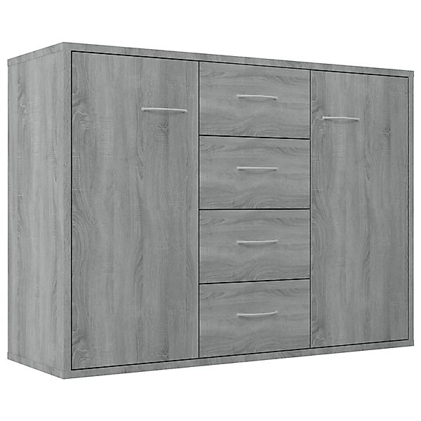 vidaXL Sideboard Grau Sonoma 88x30x65 cm Holzwerkstoff 815370 günstig online kaufen
