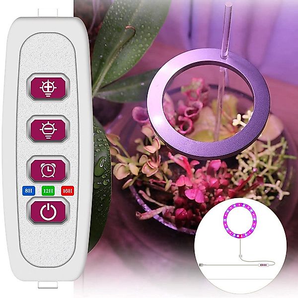 MUPOO Pflanzenlampe LED Pflanzenlampe, Timer Pflanzenlicht, günstig online kaufen