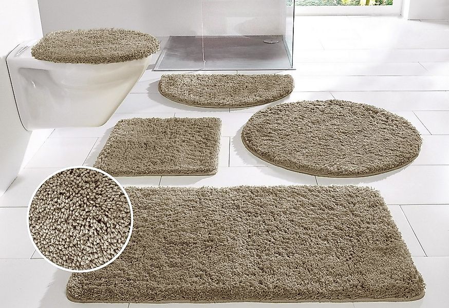 OTTO home Badematte Inga, Badezimmer Teppich, Badvorleger, Höhe 20 mm, ruts günstig online kaufen