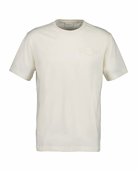 Gant T-Shirt "REG TONAL SHIELD SS T-SHIRT", Stickerei, Rundhals, regular fi günstig online kaufen