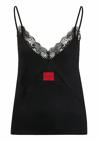 HUGO Underwear Spitzentop "RED LABEL LACE CAMI", mit V-Ausschnitt günstig online kaufen