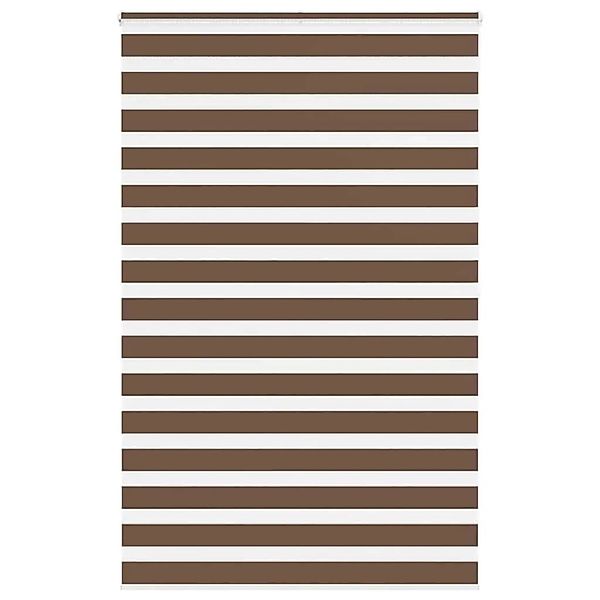 vidaXL Doppelrollo Braun 140x200 cm Stoffbreite 135,9 cm Polyester 4014373 günstig online kaufen