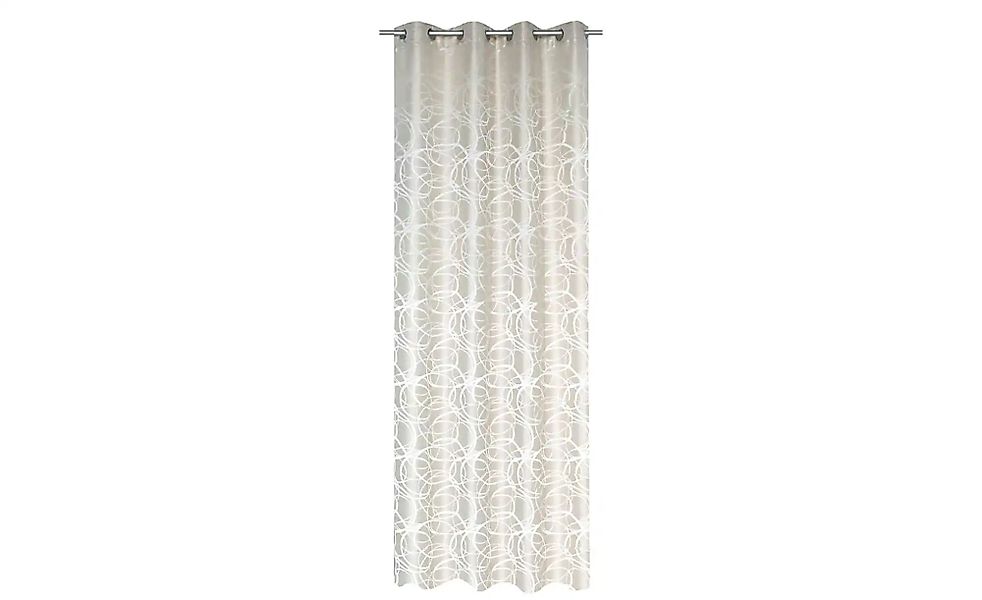 HOME Wohnideen Ösenschal   ¦ beige ¦ Maße (cm): B: 140 H: 245 Gardinen & Ro günstig online kaufen