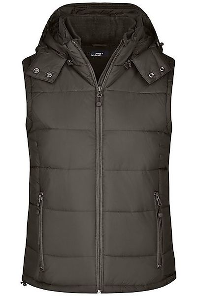 James & Nicholson Steppweste Modische Damen Steppweste mit abnehmbarer Kapu günstig online kaufen