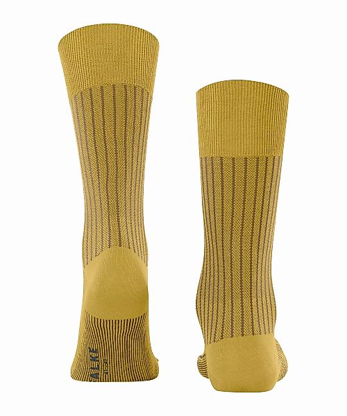 FALKE Oxford Stripe Herren Socken, 43-44, Gelb, Rippe, Baumwolle, 13379-122 günstig online kaufen