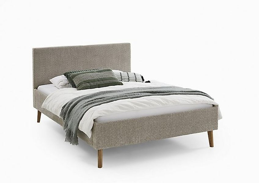 freiraum Polsterbett Kreta, Liegefläche 140x200 cm, Farbe Taupe – Stellmaß: günstig online kaufen