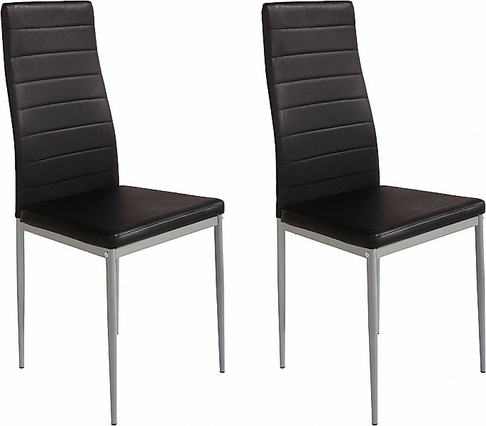 Home affaire Esszimmerstuhl "Pluto", (Set), 2 St., Kunstleder, Bezug in Kun günstig online kaufen