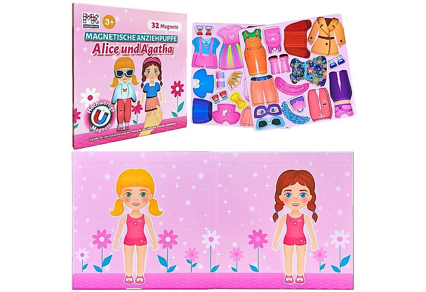 MAGNIKON Anziehpuppe Magnetische Anziehpuppen Reisespiel Magnetspielbox Ali günstig online kaufen