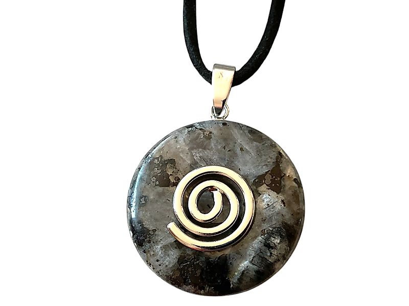 Steinfixx® Lange Kette echter Edelsteindonut 30 günstig online kaufen
