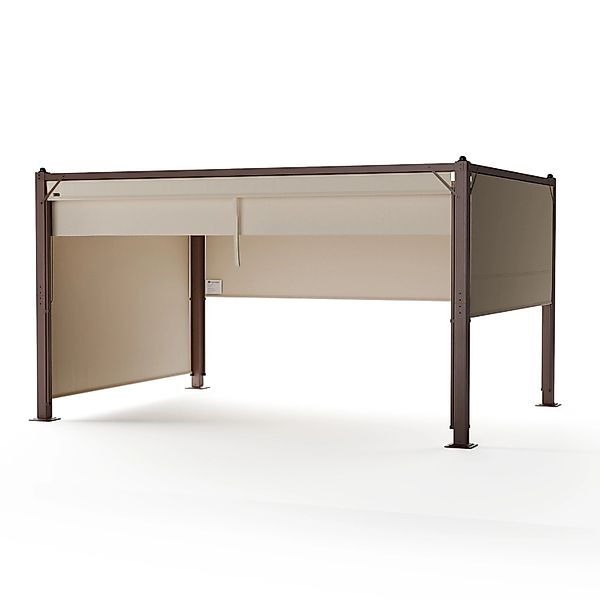 Blumfeldt Pantheon Cortina Pavillon 3x4 m Wetterbeständig Aluminium Pulverb günstig online kaufen