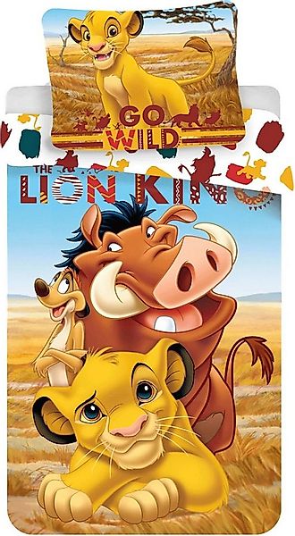 Disney Kinderbettwäsche Disney König der Löwen Bettwäsche Decke 100x135cm K günstig online kaufen