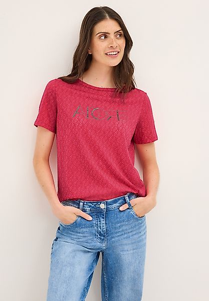 Cecil T-Shirt, mit Burnout-Optik günstig online kaufen