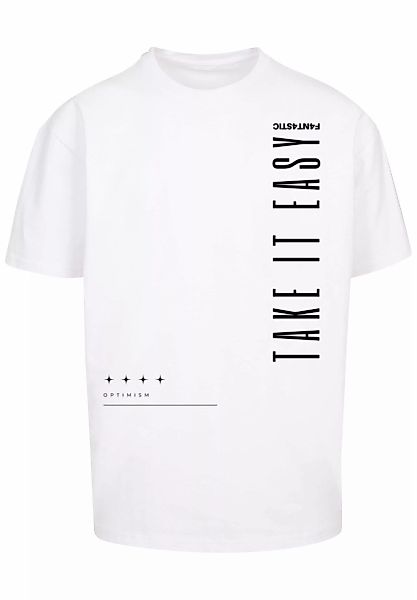 F4NT4STIC T-Shirt "Take It Easy OVERSIZE TEE", Print günstig online kaufen