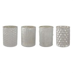Gasper Windlicht Glas-Teelicht 10cm. 4 Stück. günstig online kaufen