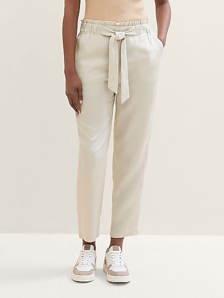 TOM TAILOR Denim Stoffhose Paperbag Hose günstig online kaufen