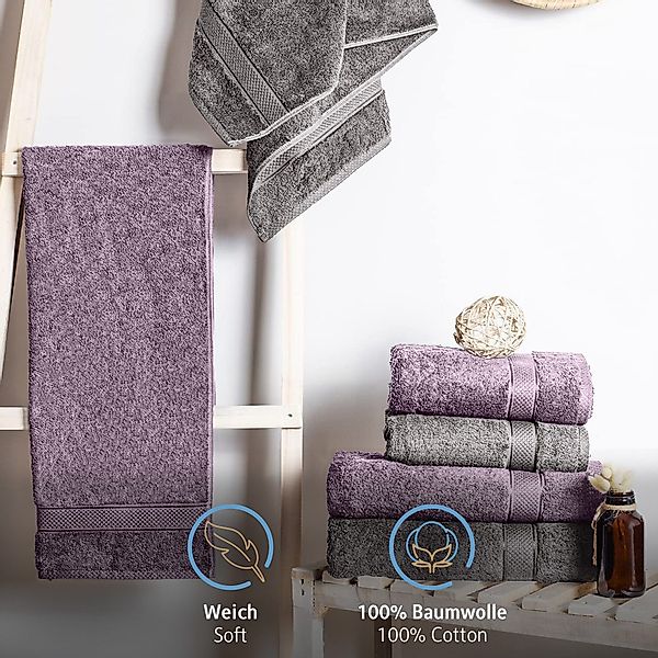 Komfortec Handtuch Set Handtuch Set 100% günstig online kaufen