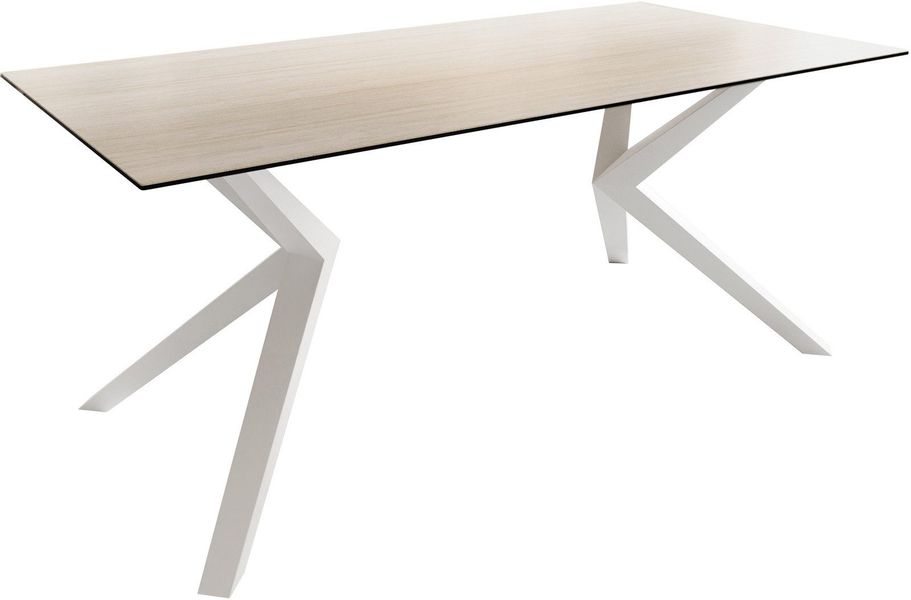 DELIFE Esstisch Edge, Keramik Laminam®Travertino Bianco günstig online kaufen