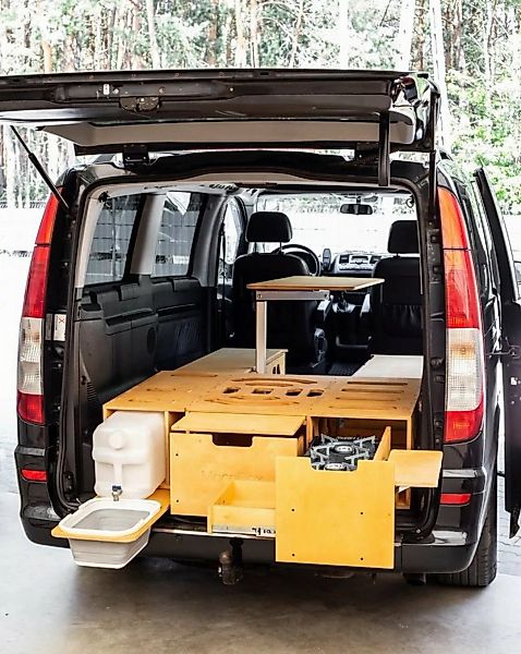 Mayaadi Home Campingliege Moonbox Campingbox mit Tisch Van/Bus 119cm Modify günstig online kaufen