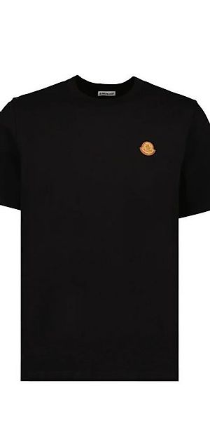 MONCLER Print-Shirt Moncler Leder Logo T-Shirt günstig online kaufen