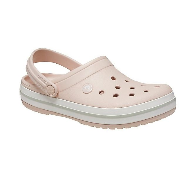 Crocs Sandale Crocband Clog pink/weiss Damen Badeschuh günstig online kaufen
