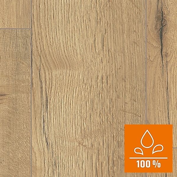 Egger Aqua+ Laminat 8 mm Wasserfest Eiche Creston Natur günstig online kaufen