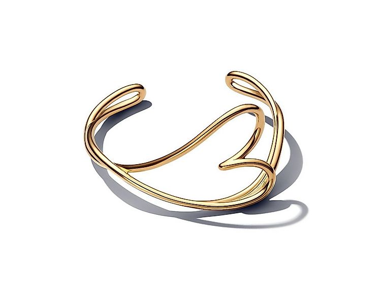 Pandora Armreif Essence Armreif Damen Geformtes Herz Vergoldet 16 cm 563808 günstig online kaufen