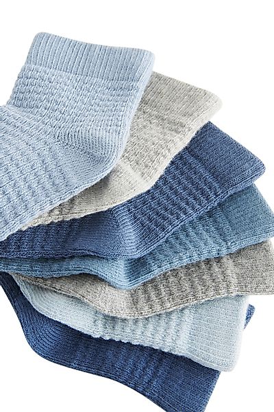 Next Kurzsocken Gerippte Socken im 7er-Set günstig online kaufen