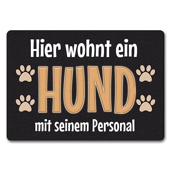 speecheese Fußmatte Fußmatte Hier wohnt ein günstig online kaufen
