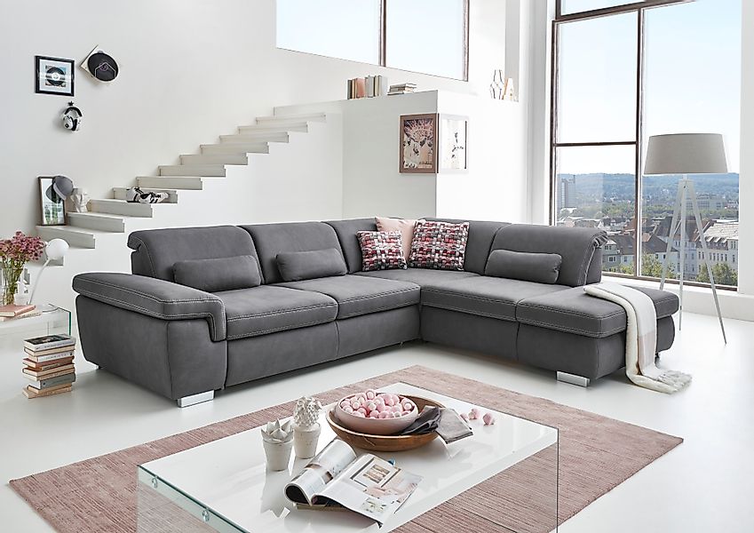 Die PlanBar Ecksofa »MP-IN17041 L-Form«, Sitztiefenverstellung, optional mi günstig online kaufen