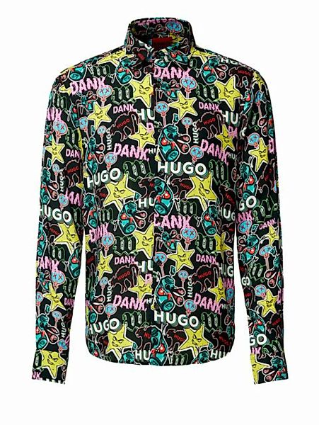 HUGO Langarmhemd Ermo (1-tlg) günstig online kaufen