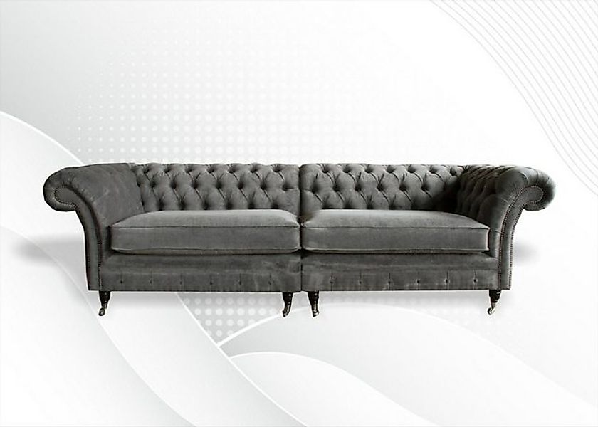 Xlmoebel Sofa Großes Sofa für 4 Personen Chesterfield Polster Sitzgruppe au günstig online kaufen