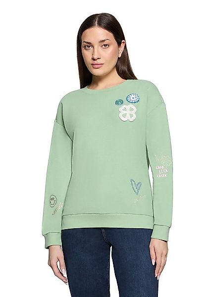 Cartoon Sweatshirt Damen mit Rippbündchen günstig online kaufen