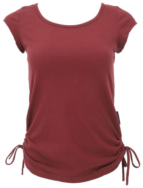 Guru-Shop T-Shirt Yoga T-Shirt aus Bio-Baumwolle günstig online kaufen
