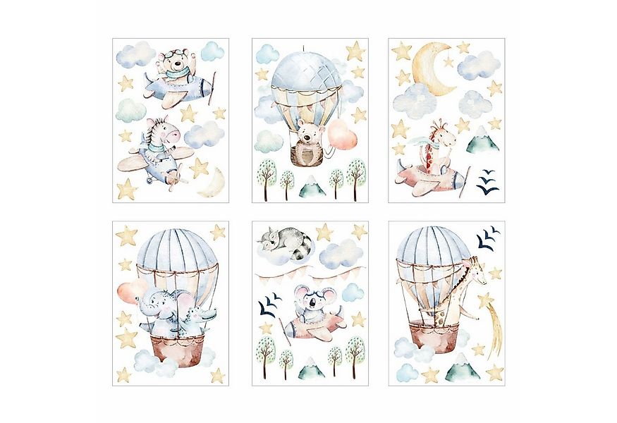 nikima Fensterbild Fensterbilder Baby Flugzeug selbstklebend günstig online kaufen