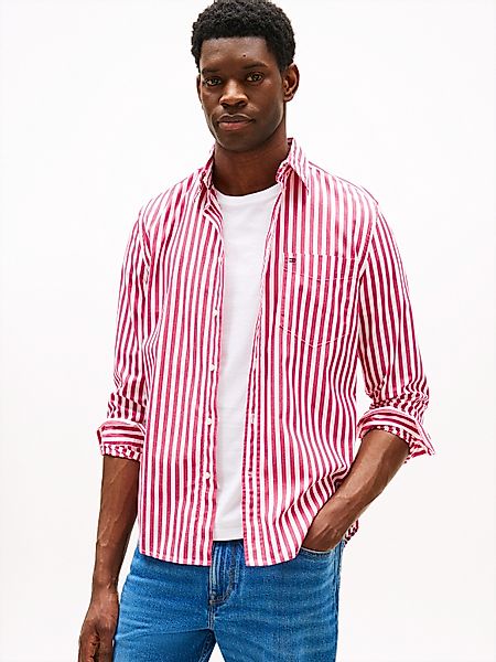 Tommy Hilfiger Langarmhemd FLEX POPLIN BOLD günstig online kaufen