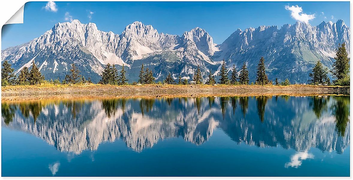 Artland Wandbild "Kaisergebirge Tirol", Berge & Alpenbilder, (1 St.), als A günstig online kaufen