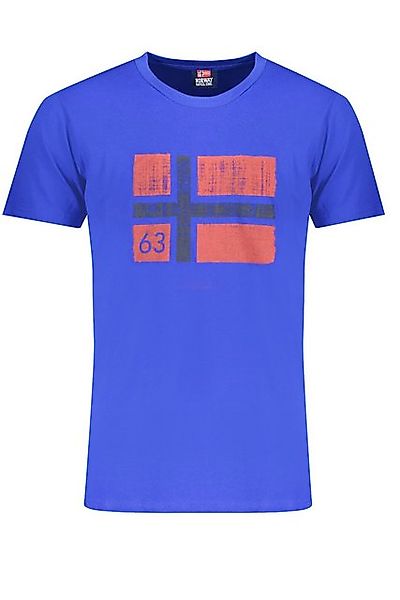 NORWAY 1963 T-Shirt Blaues Herren Kurzarm T-Shirt mit Print und günstig online kaufen
