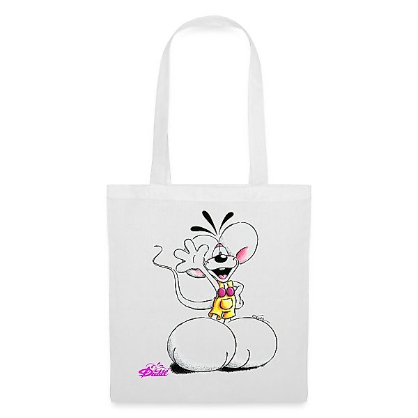 Spreadshirt Henkeltasche Diddl Diddlmaus Coole Pose günstig online kaufen
