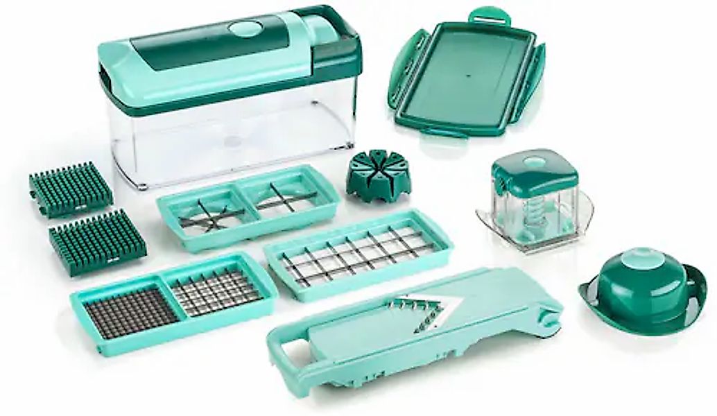 Genius Zerkleinerer »Nicer Dicer Fusion Set 13-tlg.«, Einfach, praktisch, s günstig online kaufen