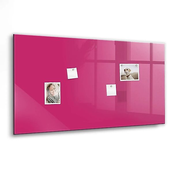Tulup Schreib Magnettafel Kräftige Rosa Farbe 120x60 cm Magnettafel Wohnzim günstig online kaufen