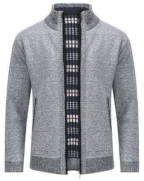 Allthemen Cardigan Gefüttert Cardigan Grobstrick Pullover günstig online kaufen