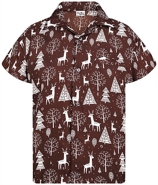 King Kameha Hawaiihemd Christmas Reindeer Allover günstig online kaufen