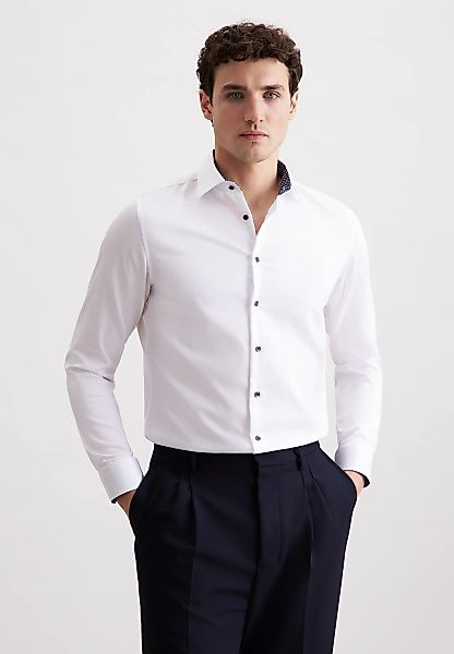 seidensticker Businesshemd "Schwarze Rose" Shaped 1/1 Extra lang Kentkragen günstig online kaufen