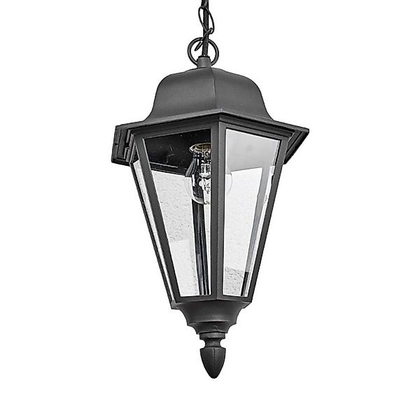 Lindby Außenleuchte Edana 9630063 Spritzwassergeschützt Modern in Schwarz a günstig online kaufen