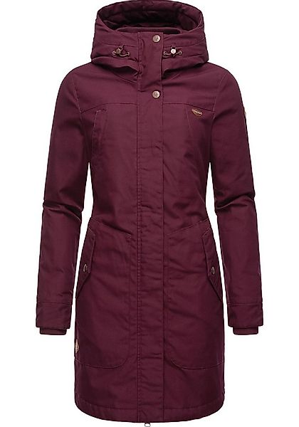 Ragwear Wintermantel Jannisa stylischer Damen Winterparka mit Kapuze günstig online kaufen